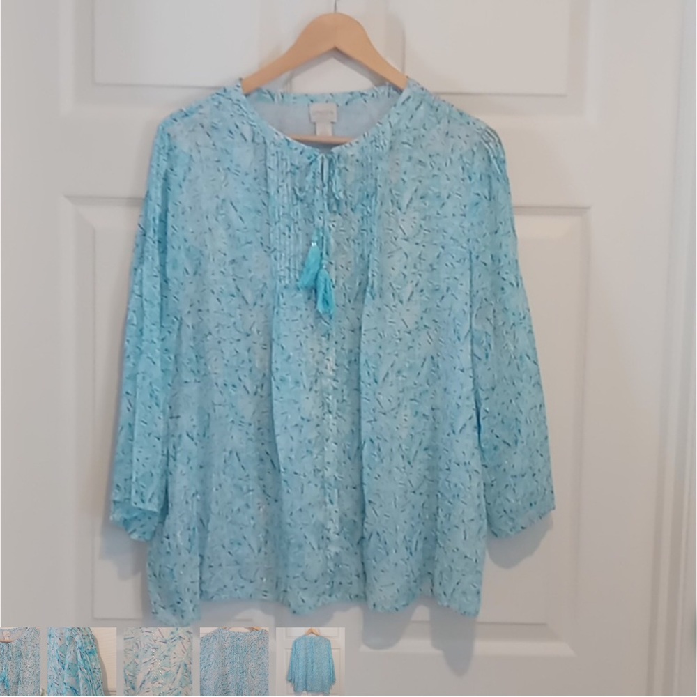 Lovely Chico’s top Size 16